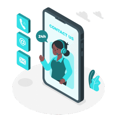Contact us-amico Contactez le service client DatasWeb, agence web située en Alsace.
